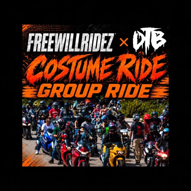 FREEWILLRIDEZ x DTB— COSTUME RIDE flyer